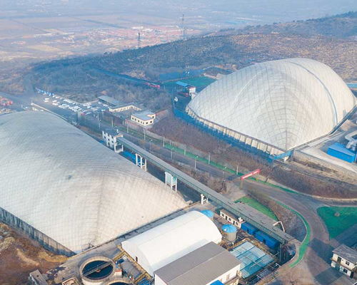 清露金華節(jié)能科技 山東鋼廠環(huán)保氣膜結(jié)構(gòu)工程設(shè)計(jì)、施工與高清應(yīng)用解析